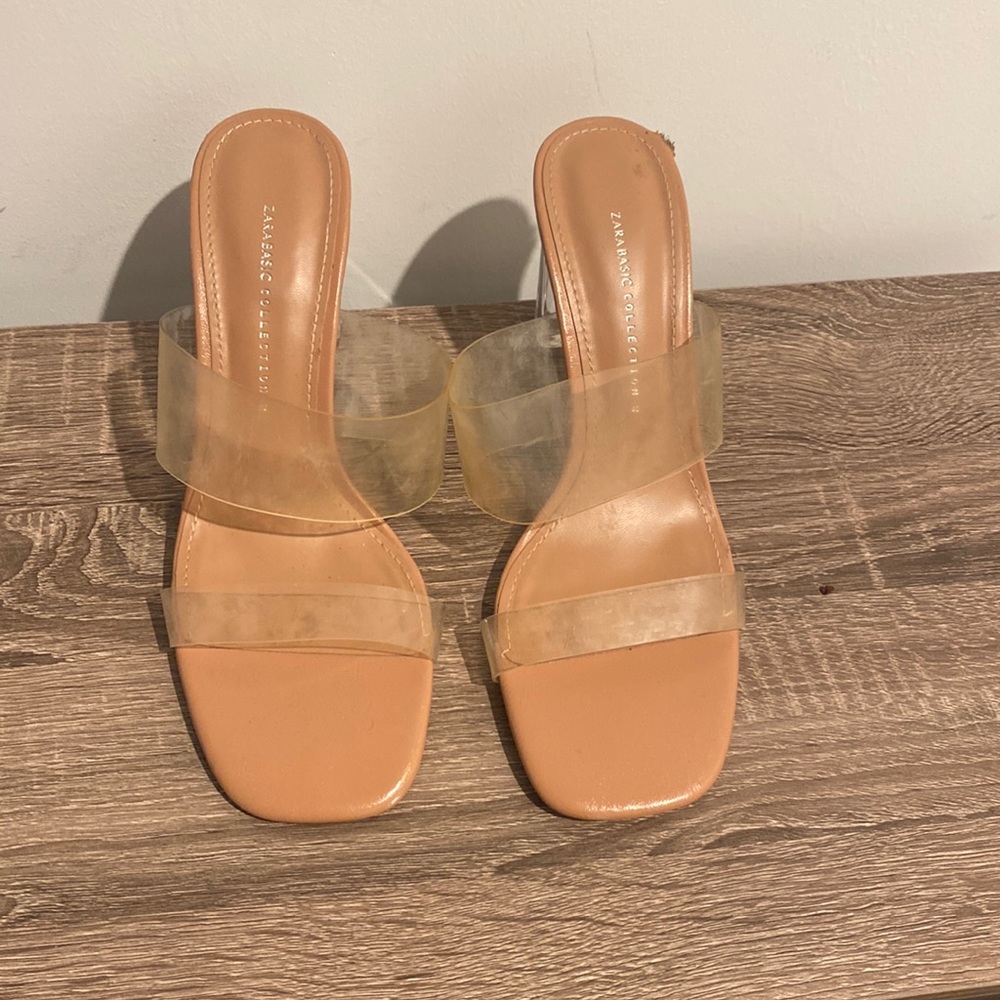 Zara Basic Collection clear heels